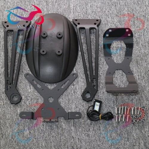 Motorcycle Accessories Black Rear Fender Mount Hugger Mudguard Wheel Hugger Splash Guard Cover For KT DUKE RC200 DUKE390