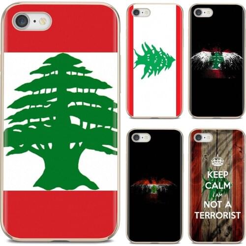 Soft TPU Cover Lebanon Flag National flag For Huawei Y6 Y5 2019 For Xiaomi Redmi Note 4 5 6 7 8 Pro Mi A1 A2 A3 6X 5X 7A