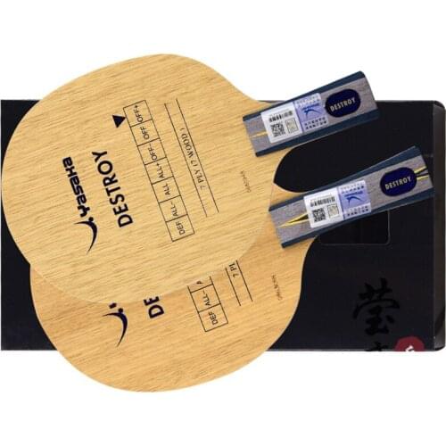 Original Yasaka Destroy YDS table tennis blade pure wood fast attack table tennis racket ping pong racket