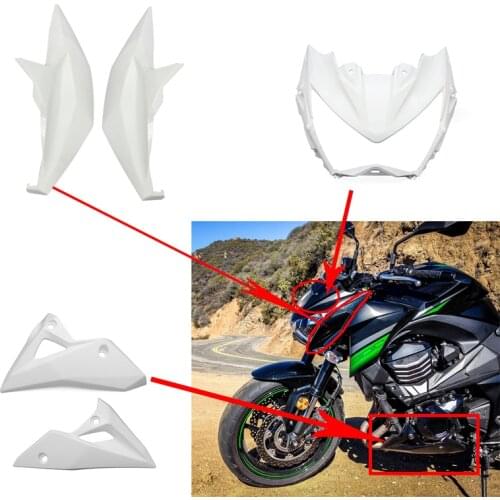 Motorcycle Front Headlight Fairing Side Panel Frame Injection Molded Plastic for Kawasaki Z-800 Z800 2013 2014 2015 2016