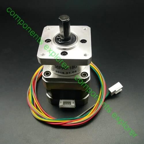 Stepper Motor,Flange Gearhead 5:1 Nema17 Stepper