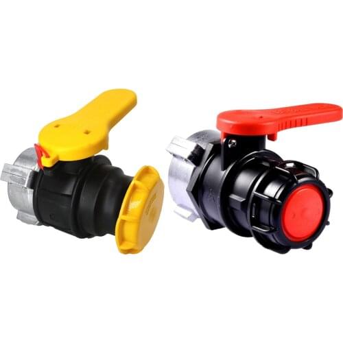 Garden 1000 L Water IBC Tank Container Adaptor Ball Valve Adapter Replacement Chemical Barrel Valve Ball Valve Stop Valve