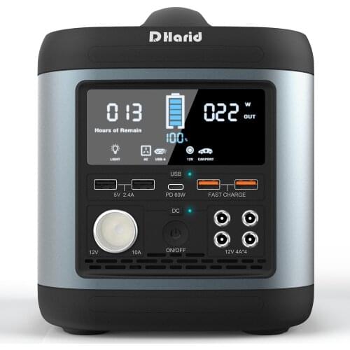 Solar Generators Portable Power Station 300Wh Camping Generator Lithium Battery Pack Supply