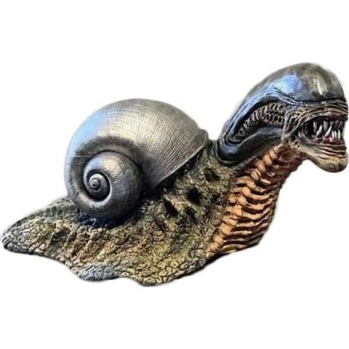 DIY Art Snail Statue Variant Figure Statues Model Resin Doll Collection Birthday Gifts Garden Home Yard Garden Decoration