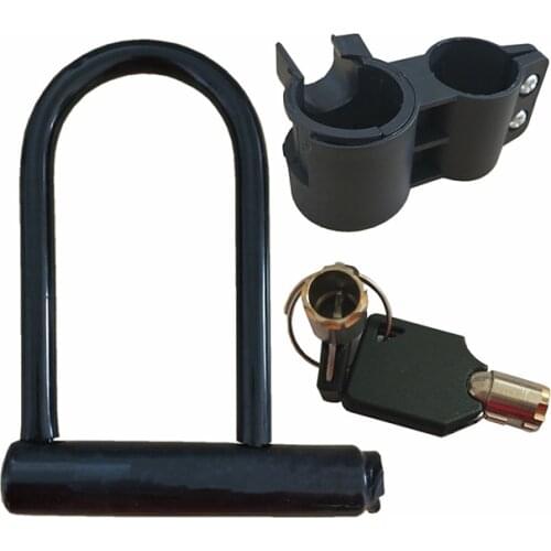 Bicycle U Lock MTB Road Bike Wheel Lock 2 Keys Anti-theft Safety Motorcycle Scooter Cycling Lock Bicycle Accessories