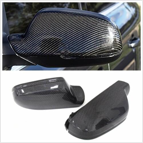 Carbon Fiber Rear View Mirror Covers Replacement Caps For Audi A4 B8.5 S4 2013-2016 A5 S5 2010-2016 A3 2010-2013 RS4 RS5
