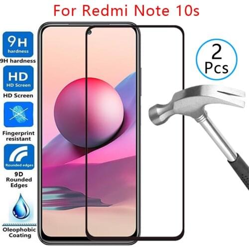 9d screen protector tempered glass case on redmi note 10s cover for xiaomi readmi note10s not 10 s s10 protective phone coque