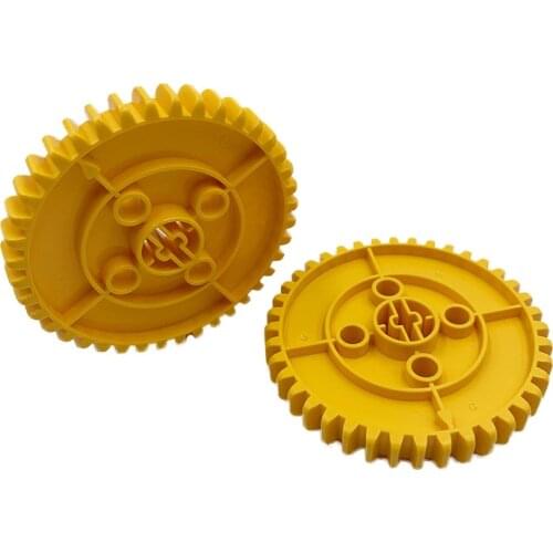 10pcs/lot Kennie Building block Parts DACTA GEAR WHEEL Z40, M2 with DUPLO BRICK NO.6530