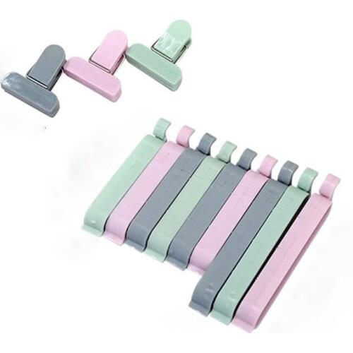 12Pcs/set Portable Storage Seal Clips Food Snack Bag Sealer Plastic Clamp Home Storage accessories Kitchen Organizer Clips