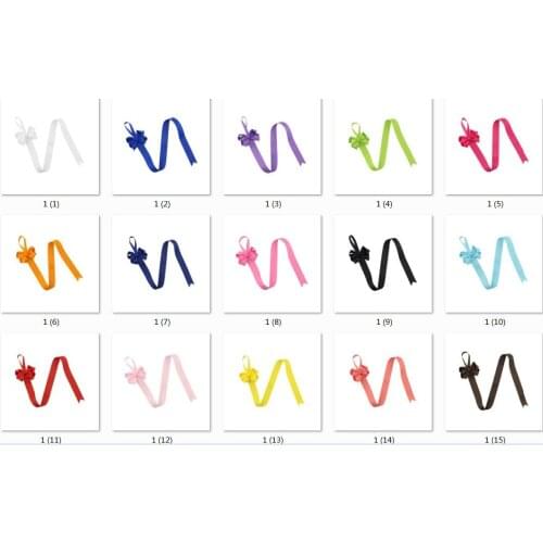 15pcs Women Girl Hair Bows clip using Holder Storage Belt Accessories display shelves Ribbon Bows for Hairpin headwear HD3337