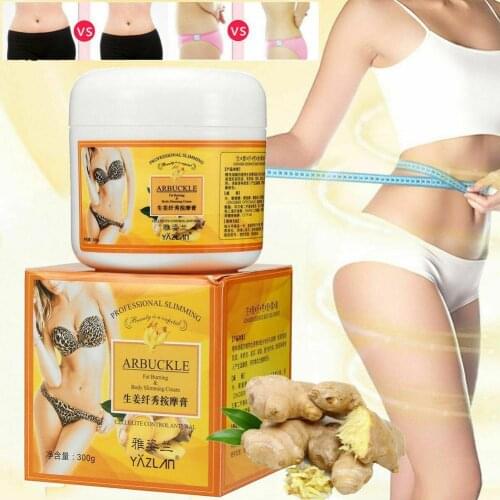 300g Ginger Slimming Cellulite Massage Cream Anti Cellulite Fat Burner Body Weight Loss Body Shaping Massaging Cream