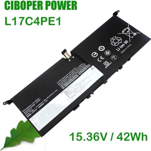 CP New Genuine Laptop Battery L17C4PE1 15.36V 42Wh 2735mAh L17M4PE1 L17C4PE1 For 730S-13IWL S730-13IWL