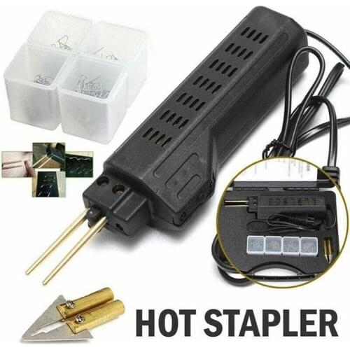 Car Bumper Dashboard Repair Tool Welding Repair Kit Plastic Hot Staplers with 200 Staples Auto Body Tool Welder Machine For Tool