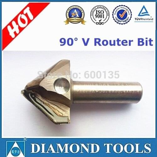 90 degree V router bit PCD router bit used on CNC Router