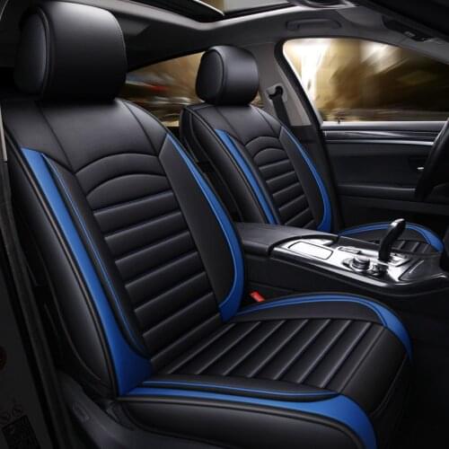 2 Front + 3 Rear Seats Leather Car Seat Covers Full Set Cushion Protector Accessories for Audi A3 8P 8V Sportback 8L A4 A5 A6 A1