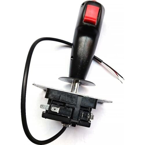 Mini Grab Flight Stick 8 Way Joystick With Two Trigger Top Fire For Excavator Arcade Game VR Controller