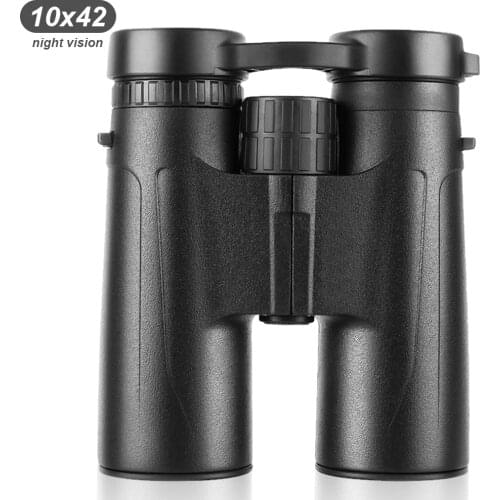 10x42 Powerful Binoculars BAK4 Prism FMC HD Professional Military Telescope Night Vision for Outdoor Hunting Camping for Adults