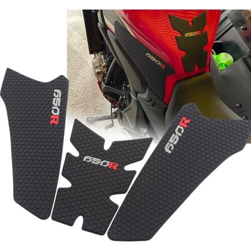 Motorcycle Rubber Tank Pad Sticker For Honda CB650R CBR650R CB 650R 18-21 Black Oil Tank Protector Anti Slip Tank Grip Decals