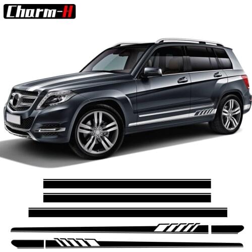 Edition 1 Stripes Kit Side Skirt Decal For Mercedes Benz GLE GLK ML Class AMG W164 W166 GLE350 GLE400 GLK350 ML350 Accessories