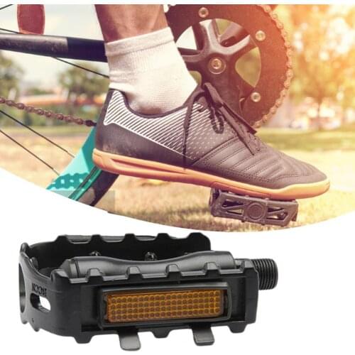 1Pair Road Bike Pedals Anti-rust Large Surface Bike Supplies Aluminum Alloy Bicycle Pedals for Most Bicycles pedales bicicleta