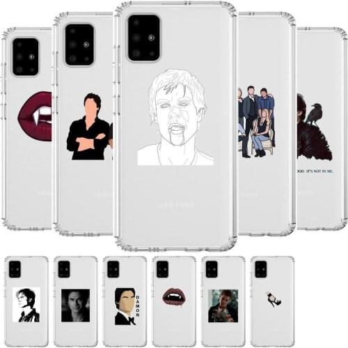 The Vampire Diaries Anime Style Transparent Phone Case Hull For Samsung Galaxy A50 A51 A20 A71 A70 A40 A30 A31 80 E 5G S Shell A