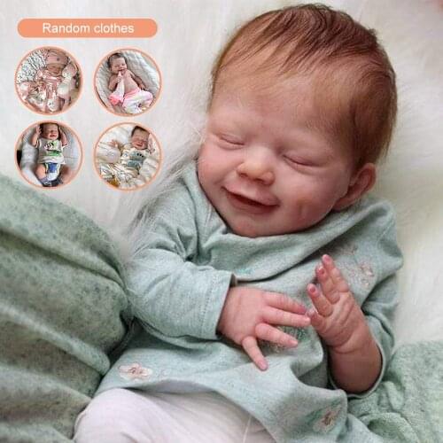 Lifelike Reborn Baby Dolls Realistic Silicone Cute Handmade Baby Dolls Kids Toys Children Playmate Doll Girl Birthday Gifts 55cm