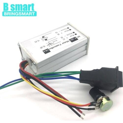 Bringsmart CCM6D PWM DC 9V-60V Motor Speed Controller Reversible Running 10A Pulse Drive Plate Control Mini Motor Governor