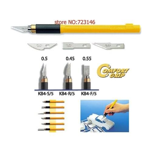 MADE IN JAPAN OLFA Professional art knife AK-4 with 3pcs blades ANDE Blade OLFA KB4-WS KB4-R KB4-F KB4-S