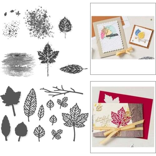 MAPLE LEAF Metal Cutting Dies & Stamps and Dies New Arrival Die Cut Stencils New Scrapbooking Stamping Dies Cutters Christmas
