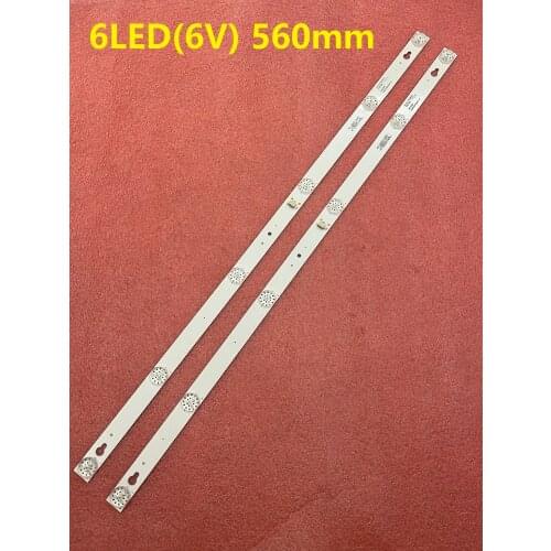 2 PCS LED backlight strip for TCL 32L2600 32L2800 L32P1A 32HB5426 LVW320CS0T 4C-LB3206-HR03J HR01J TOT_32D2900 32HR330M06A5 V5