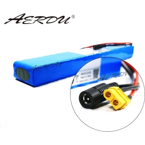 AERDU 36V 10Ah Ultra-thin Strip 10S4P 600W 18650 li-ion battery pack 42V 2A charger ebike Scooter Extended range Replacement