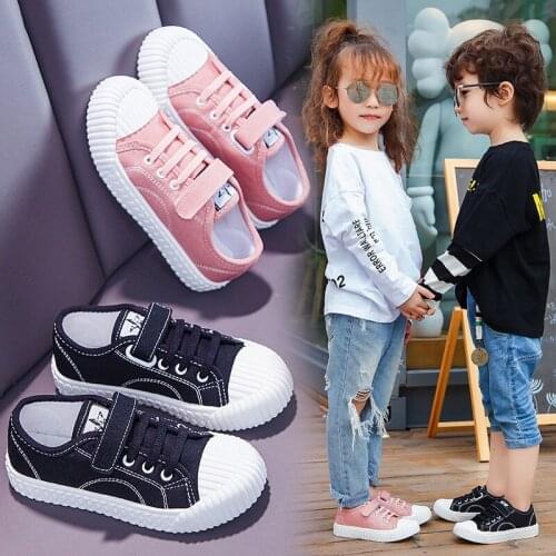 Unisex 2020 Toddler Boy Sneaker Candy Color Girls Casual Shoes Slip On Elastic Band Sheos Kids Falt Canvas Shoes School