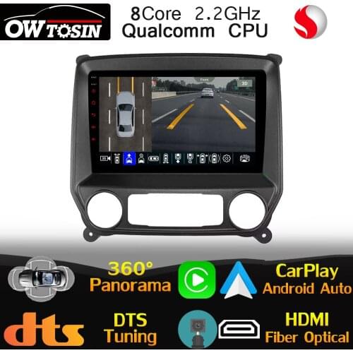 Qualcomm 8Core Android For Chevrolet Silverado 3 GMC Sierra 4 1500 2500HD 3500HD Car Radio GPS CarPlay Auto Optical HDMI Stereo