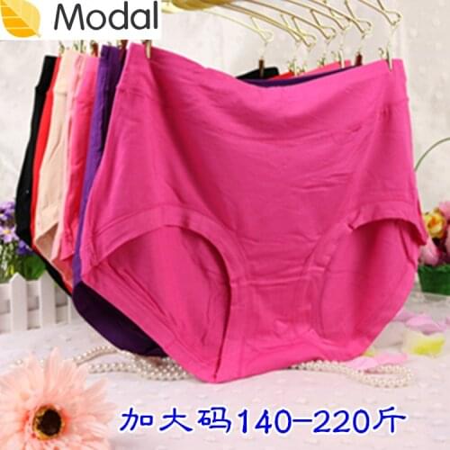 XXL 5PCS/LOT Plus size wid waist womens panties bamboo fibre ladys briefs comfortable lingerie