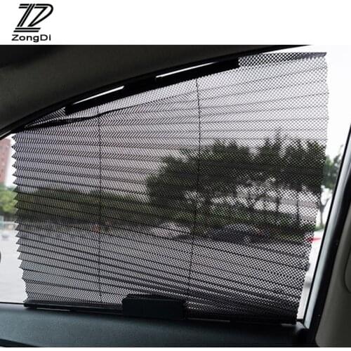 ZD 1X Car pleated curtains Automatic folding sun shade For VW polo passat Peugeot 206 307 207 Chevrolet cruze aveo Accessories