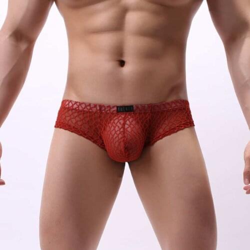 Sexy Men Boxer Shorts Sheer Mesh Underwear Summer Homme Bottoms Gays Underpants Transparent Males Lingerie Knickers Cueca 2019