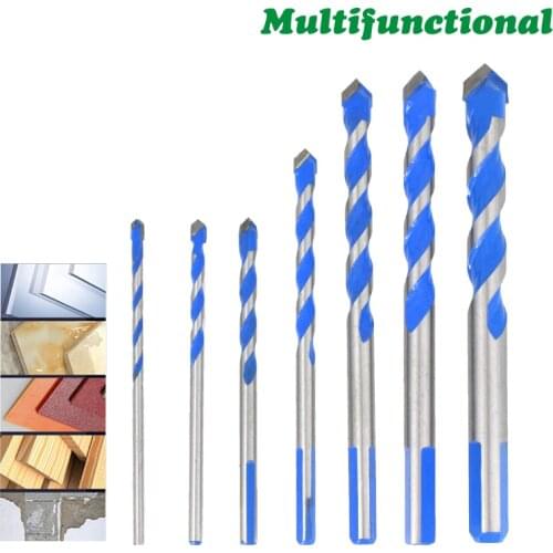 1PC 3 4 5 6 8 10 12mm Multi-functional Glass Drill Bit Triangle Bits Ceramic Tile Concrete Brick Metal Stainless Steel Wood