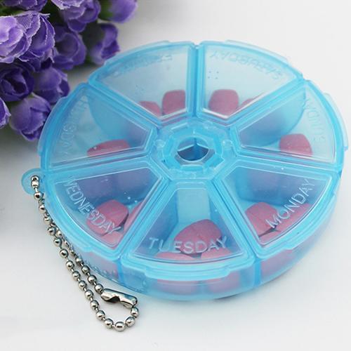 1 PCs Square Folding Vitamin Medicine Drug Pillbox Travel Pill Box Makeup Storage Case Container Pill Cases & Splitters