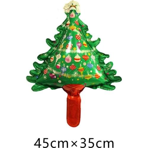 10pcs/lot Mini Christmas Tree Balloons Inflatable Toys Birthday Party Wedding balloons Christmas Decorations Party Supplies