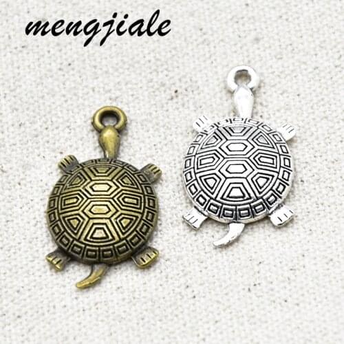 12pcs Vintage Metal Alloy Animal Sea Turtle Charms For Jewelry Making DIY Handmade Craft