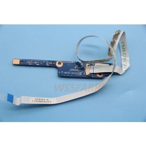 Genuine 6-71-W650S-D03A FOR CLEVO W650SF W650SH W650SR Power Button Board w/Cable 100% tested ok