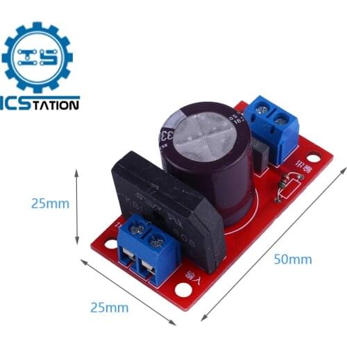 8A Rectifier Filter Power Board 3300uf 25V Capacitor Rectification DIY Home Theater Sound Audio Amplifier