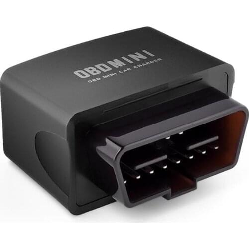 12V-24V OBD MINI Car Vehicle Dual USB Port Charger Power Socket with Voltage Display with LED Display ABS PC OBD Car Charger