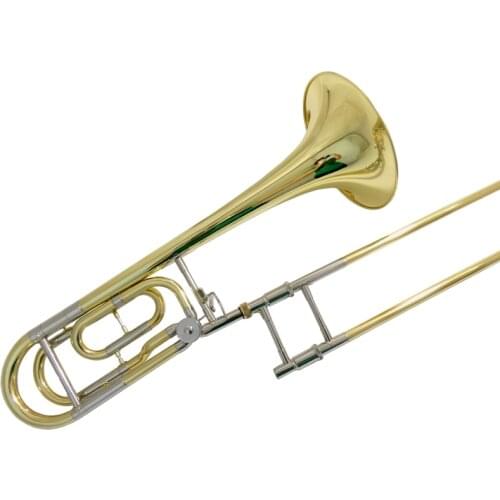 Bb Bass Trombones with case mouthpiece slide trombone musical instruments B Flat Trombon Lacquer Silver plated Nickel plated
