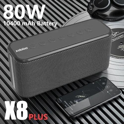XDOBO X8 Series Wireless Bluetooth Speaker Outdoor Waterproof Subwoofer Portable Column 3D Stereo Surround Soundbar caixa de som