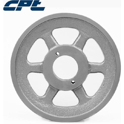 CPT BK70H v belt pulley, Cast Iron, B Belt Section, 1 Groove, H bush required, 6.75"OD, ISO9001 certified BKH Pulley