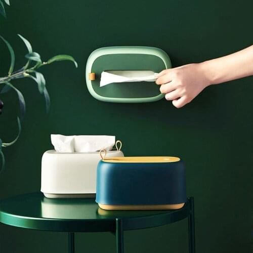 Napkin holder household living room dining room creative lovely simple storage tissue box Can Be Placed Anywhere No Paper Break