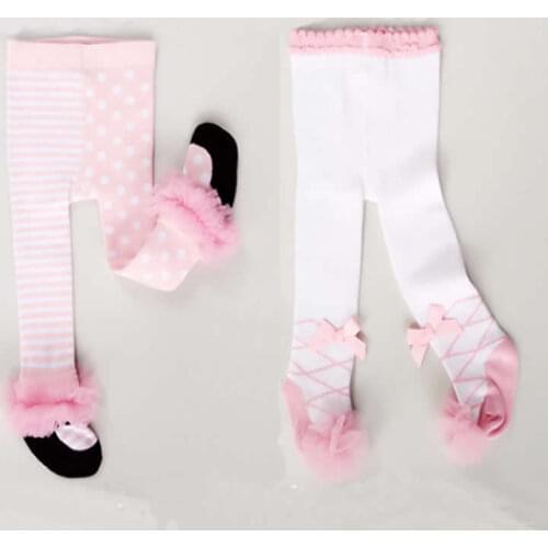 Baby Cotton Stocking Toddler Tights South Korea wholesale pantyhose gauze sweet modelling princess lace lovely girl tight