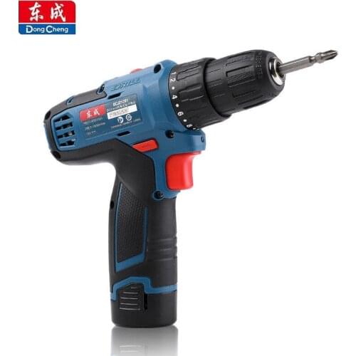 Dongcheng Electric Drill 12V Lithium Battery Electric Screwdriver Pistol Drill Cordless Electric drill Share Platform