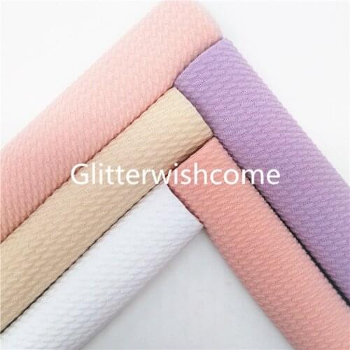Glitterwishcome 45x150cm plain dyed 230g Bullet Textured Liverpool bubble fabric for bows crafts sewing DIY clothes GM931A